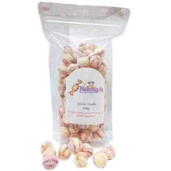 Preview: Naschig Kirsche & Vanille Bonbons 400g